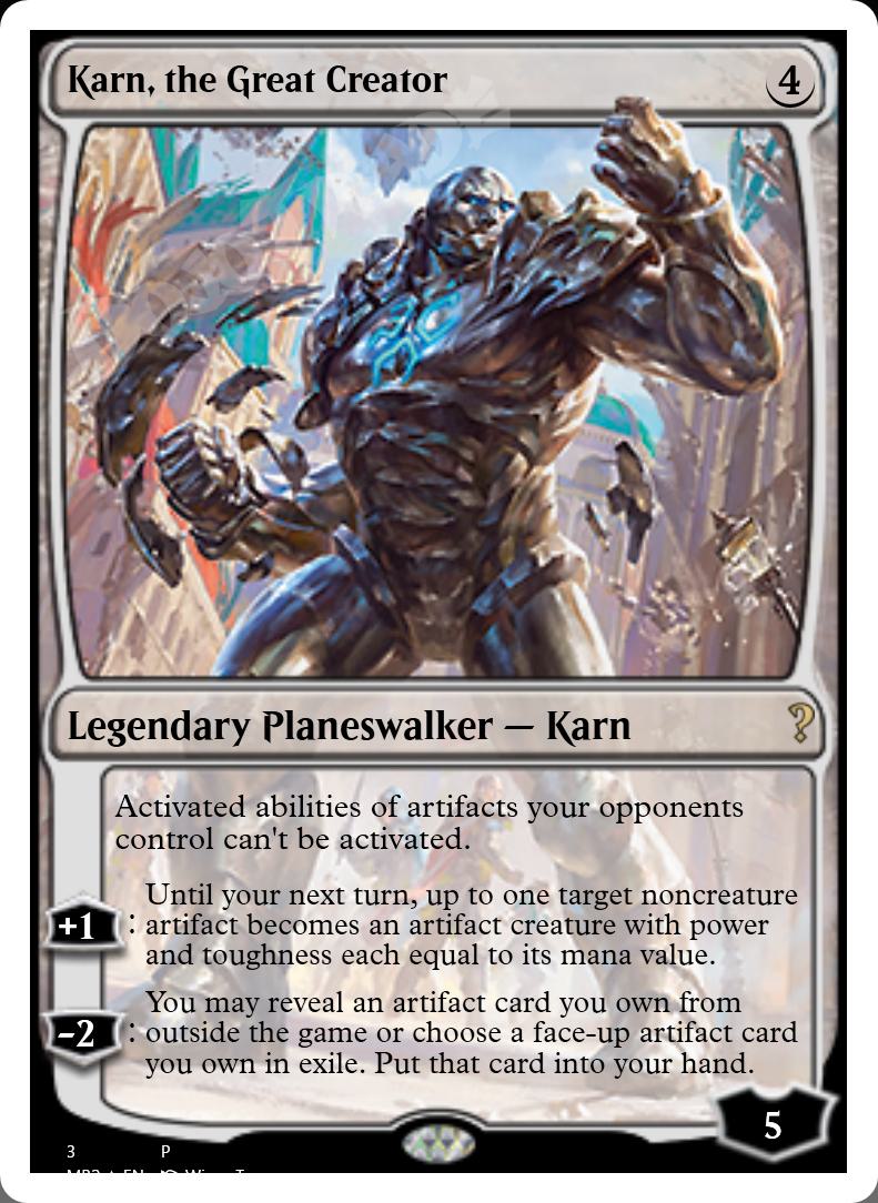 Karn, the Great Creator FOIL