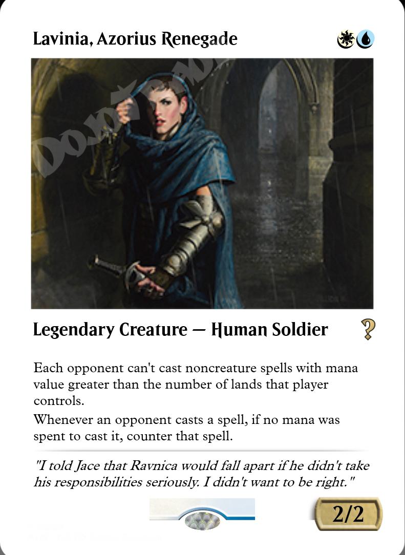 Lavinia, Azorius Renegade FOIL