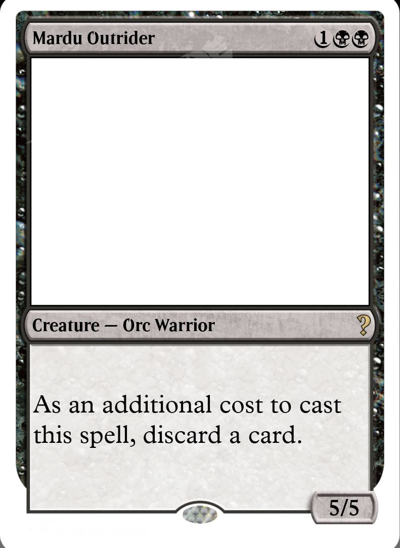 Mardu Outrider FOIL