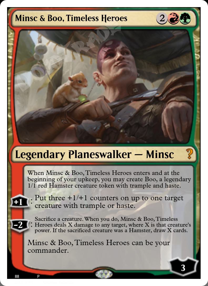 Minsc & Boo, Timeless Heroes FOIL