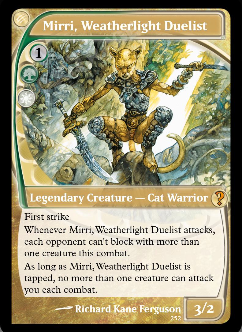 Mirri, Weatherlight Duelist FOIL