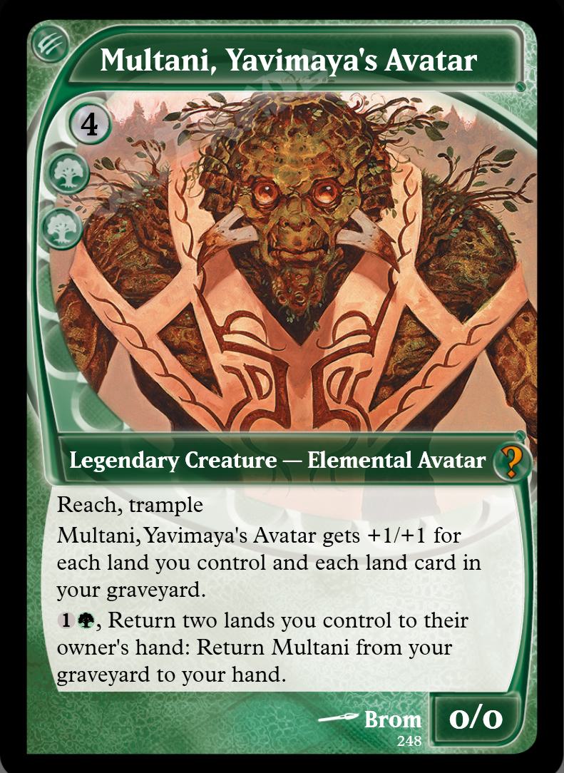 Multani, Yavimaya's Avatar FOIL