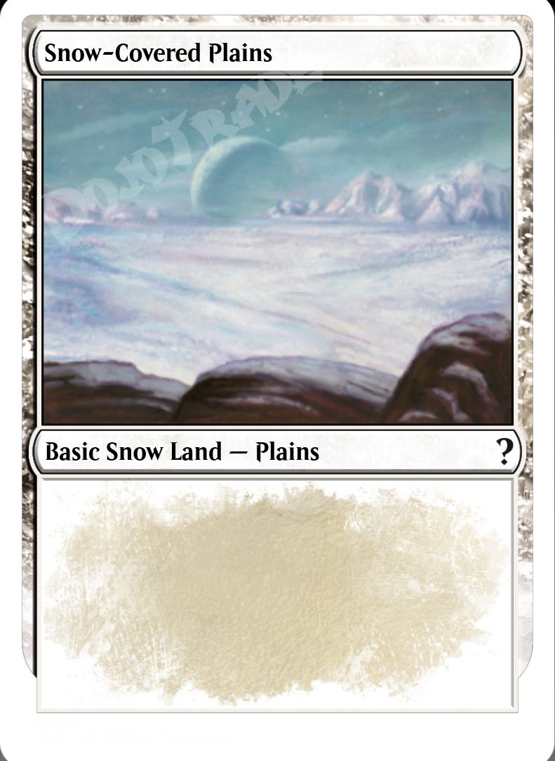 Snow-Covered Plains FOIL