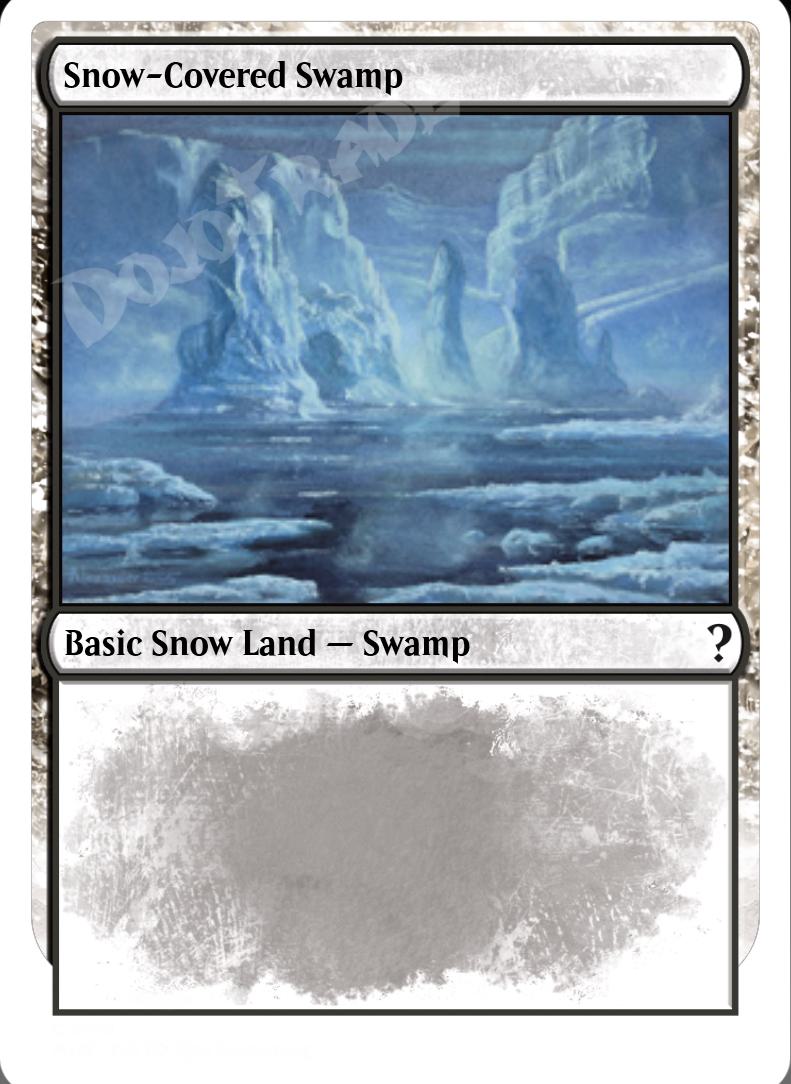 Snow-Covered Swamp FOIL