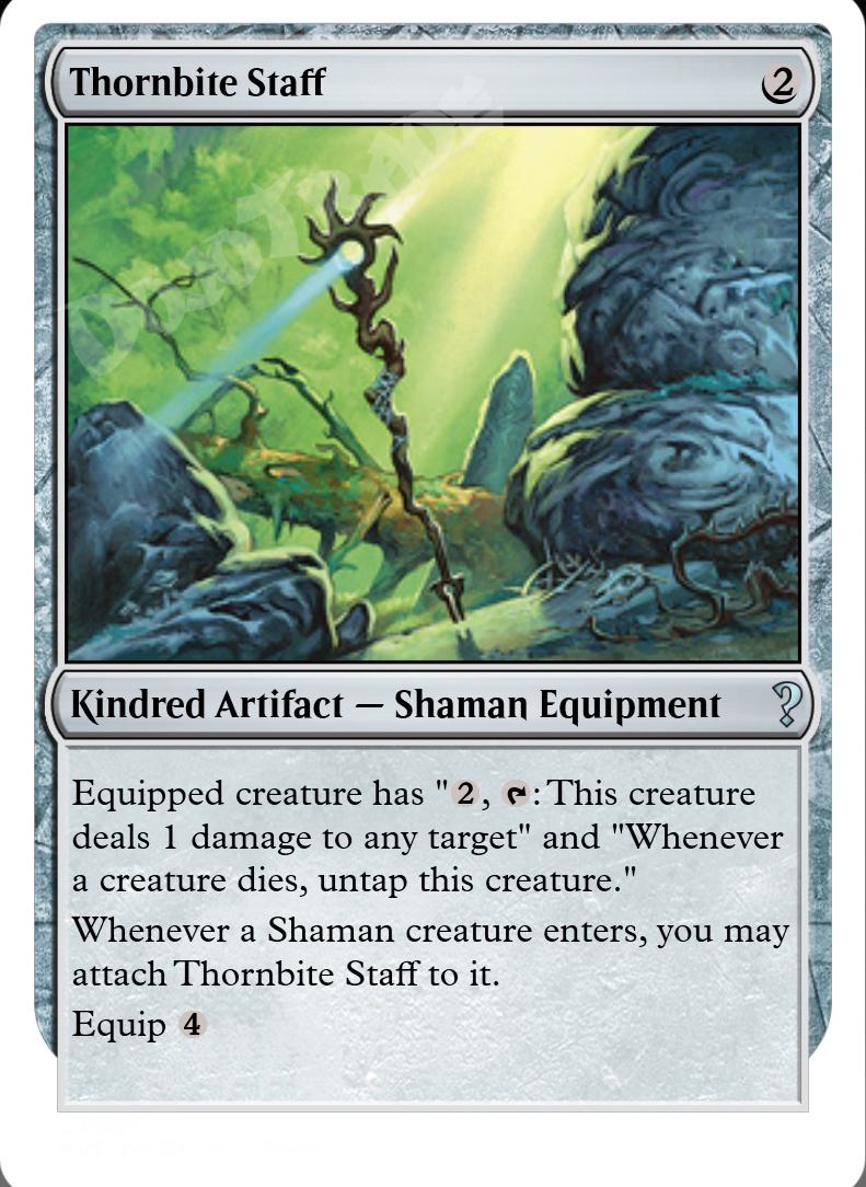 Thornbite Staff FOIL