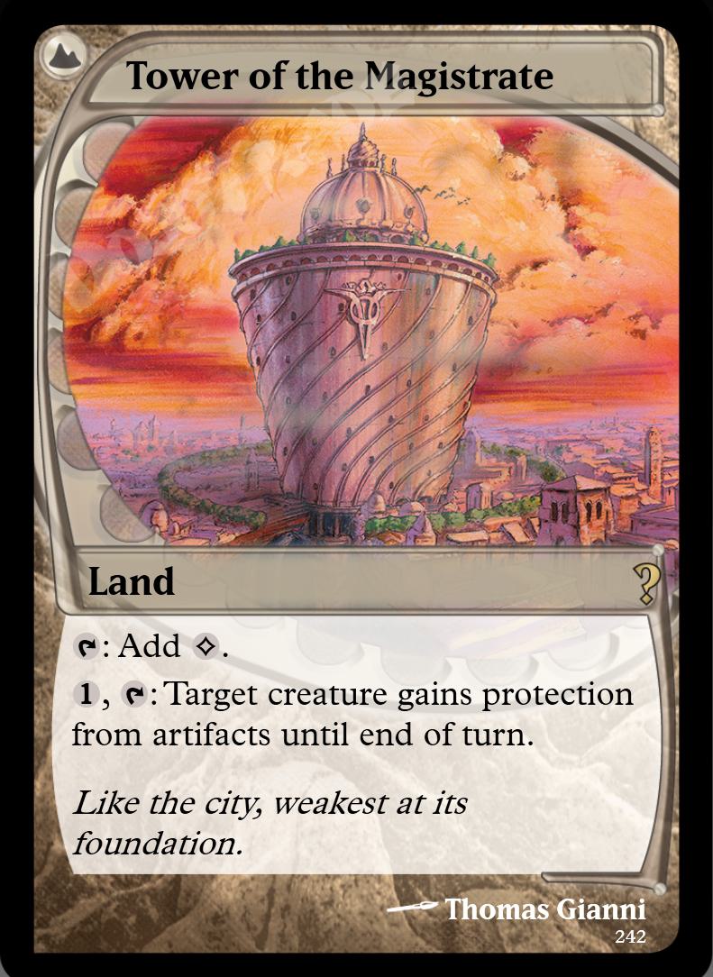 Tower of the Magistrate FOIL