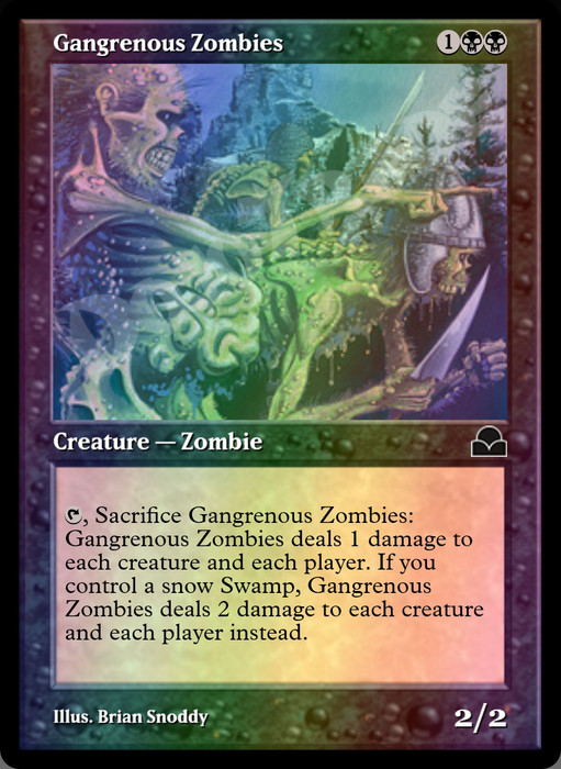 Gangrenous Zombies FOIL