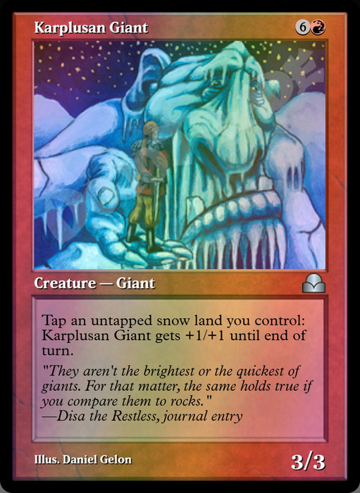 Karplusan Giant FOIL