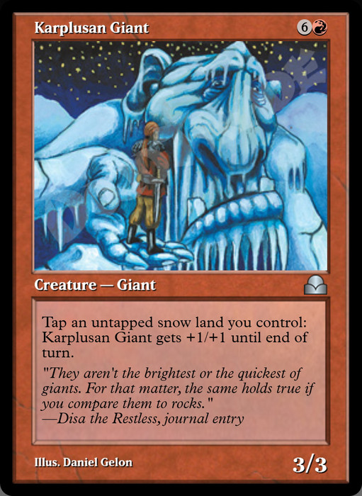 Karplusan Giant