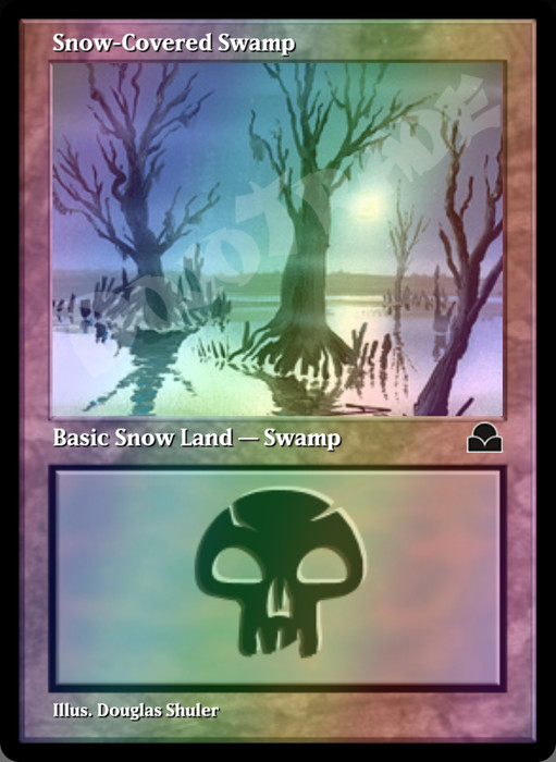 Snow-Covered Swamp FOIL