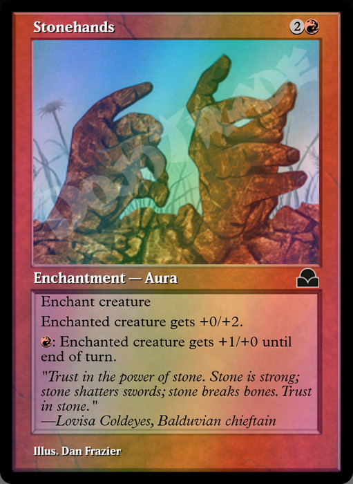 Stonehands FOIL