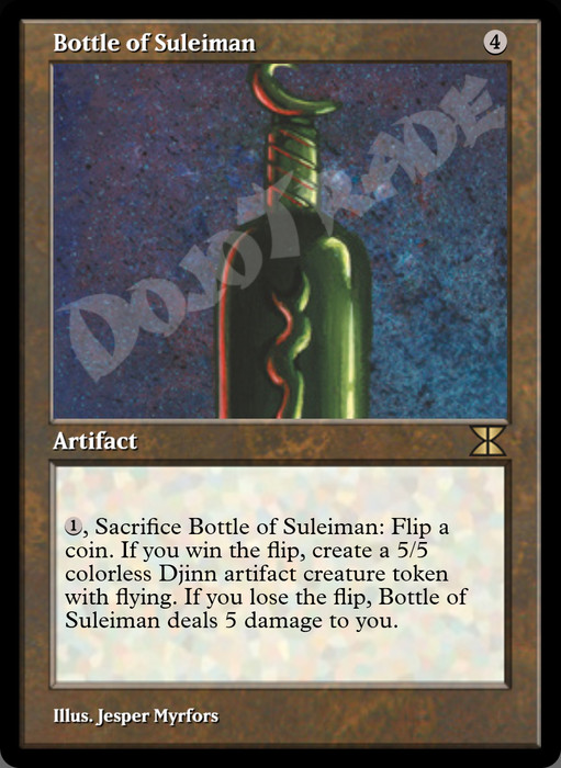 Bottle of Suleiman