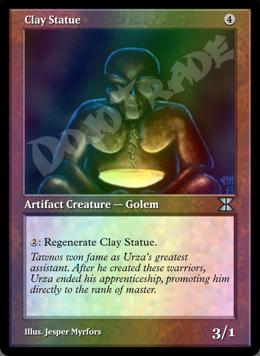 Clay Statue FOIL