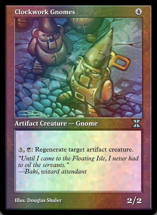 Clockwork Gnomes FOIL