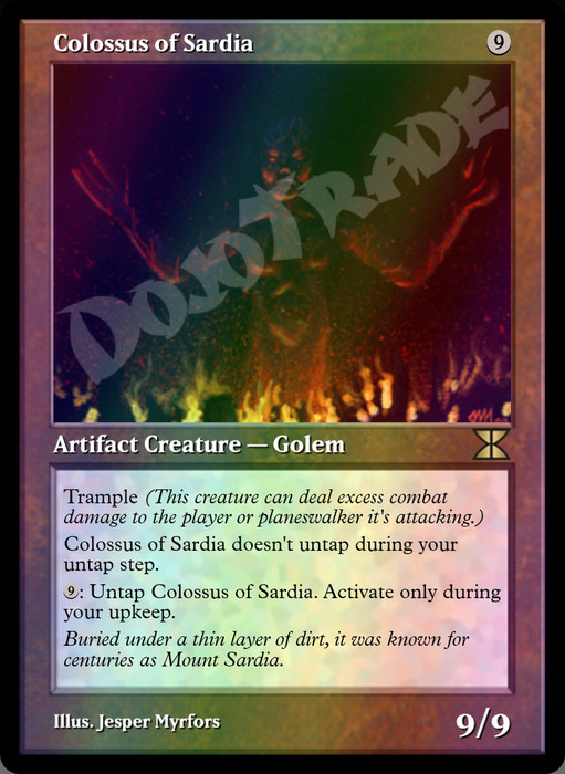 Colossus of Sardia FOIL