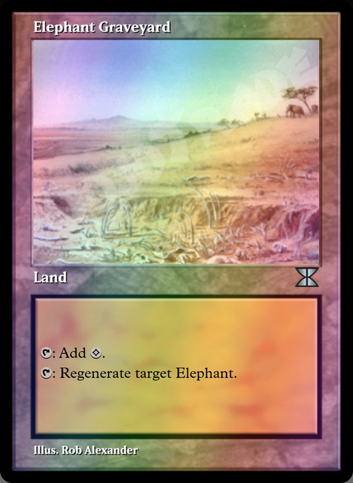 Elephant Graveyard FOIL