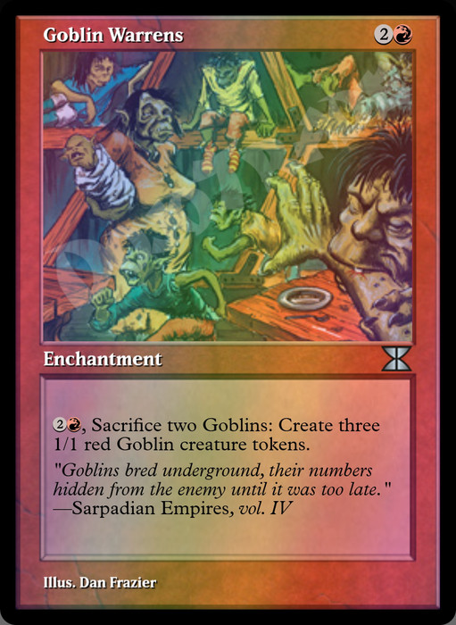 Goblin Warrens FOIL