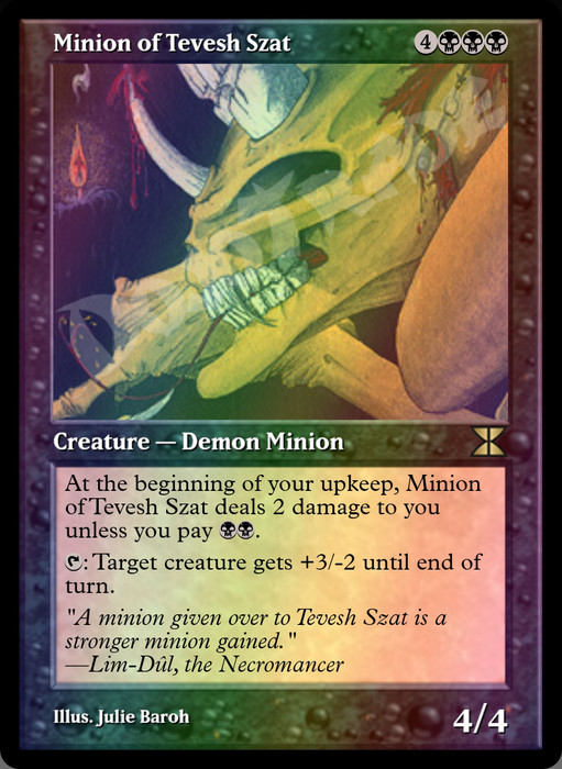 Minion of Tevesh Szat FOIL