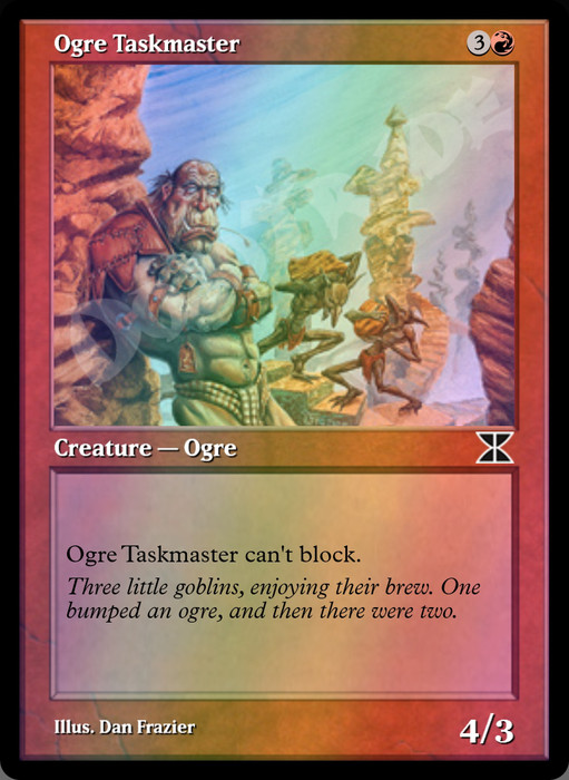 Ogre Taskmaster FOIL