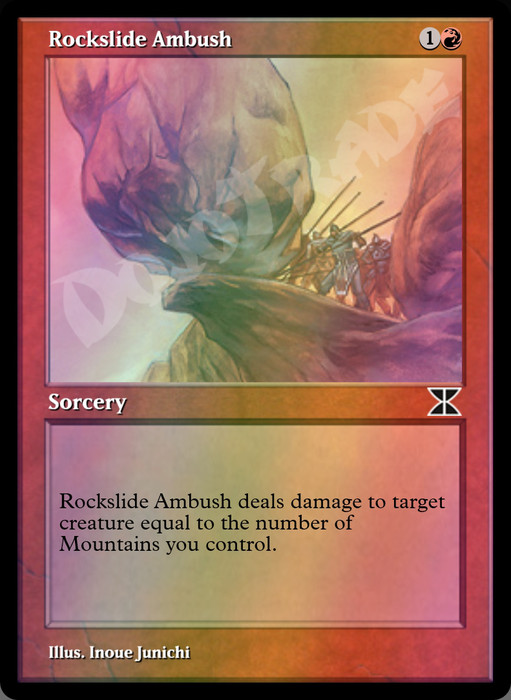 Rockslide Ambush FOIL