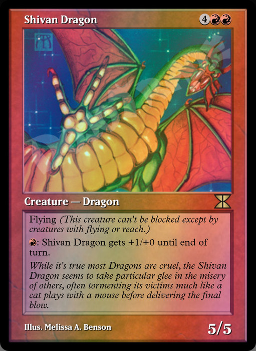 Shivan Dragon FOIL