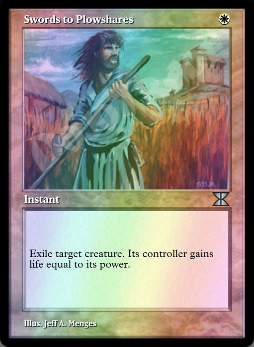 Swords to Plowshares FOIL