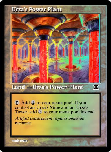 Urza's Power Plant (Columns) FOIL