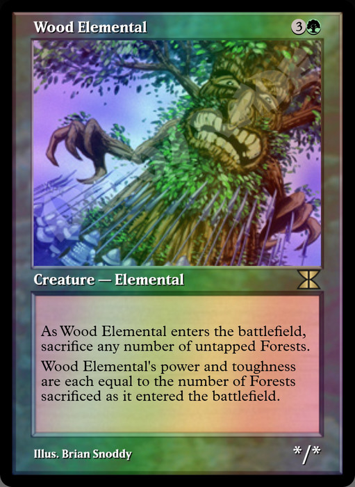 Wood Elemental FOIL