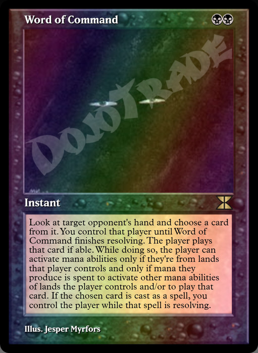 Word of Command FOIL