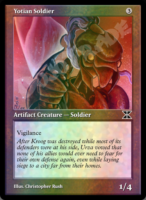 Yotian Soldier FOIL