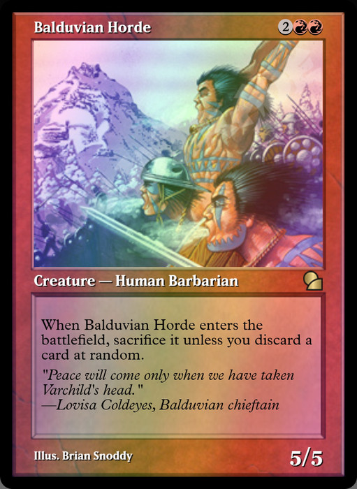 Balduvian Horde FOIL