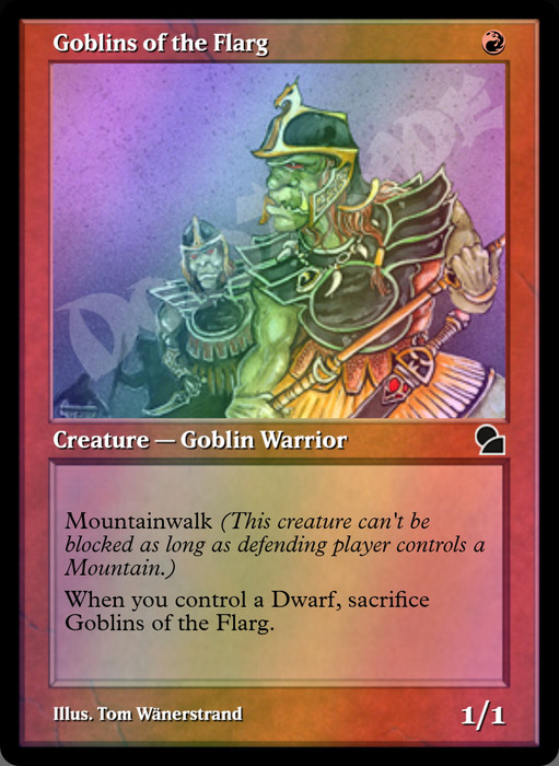 Goblins of the Flarg FOIL