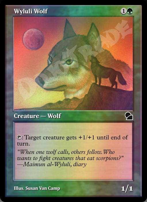 Wyluli Wolf FOIL