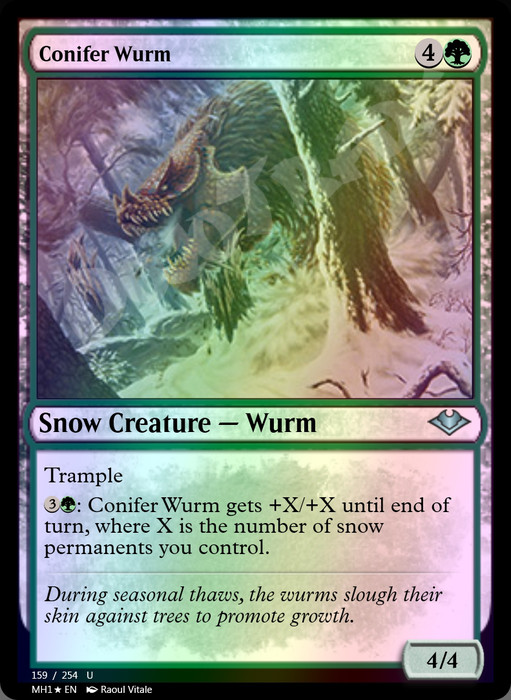 Conifer Wurm FOIL