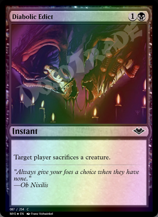 Diabolic Edict FOIL