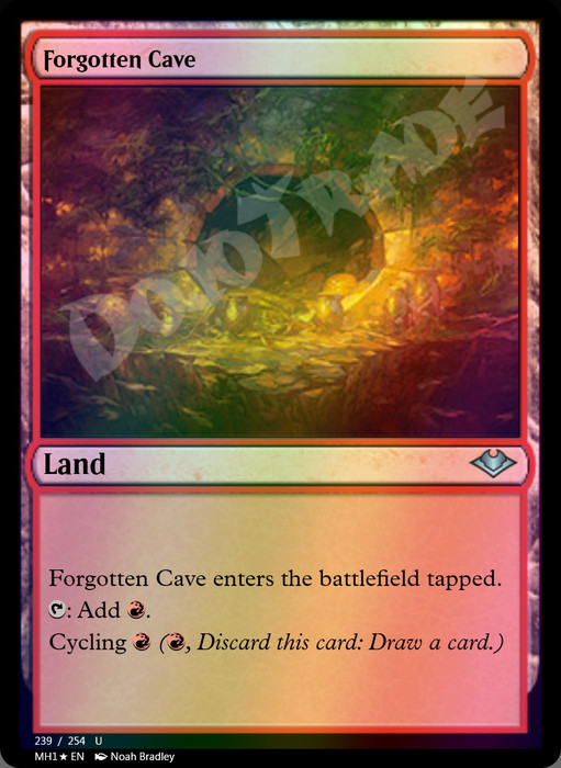 Forgotten Cave FOIL