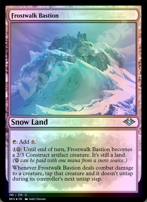 Frostwalk Bastion FOIL