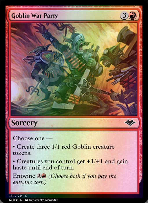 Goblin War Party FOIL