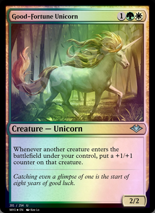 Good-Fortune Unicorn FOIL