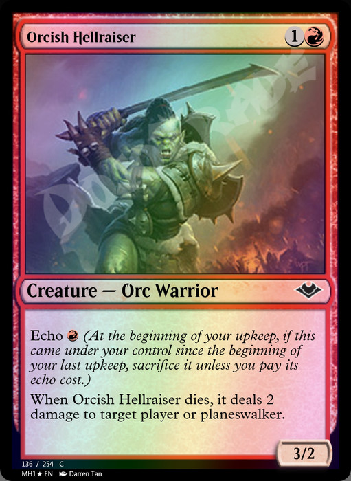 Orcish Hellraiser FOIL