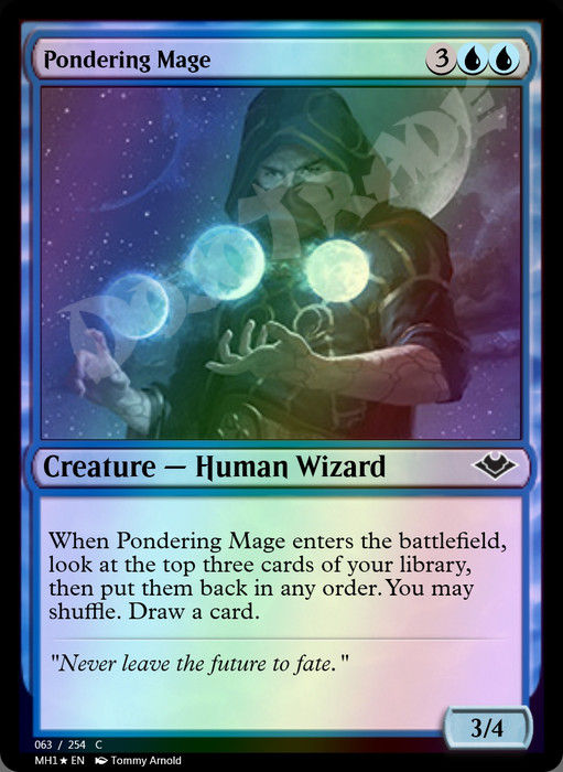 Pondering Mage FOIL