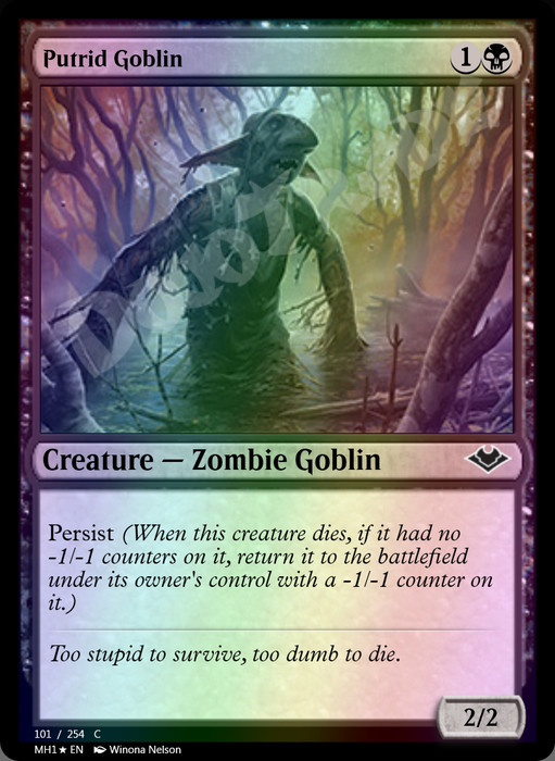 Putrid Goblin FOIL