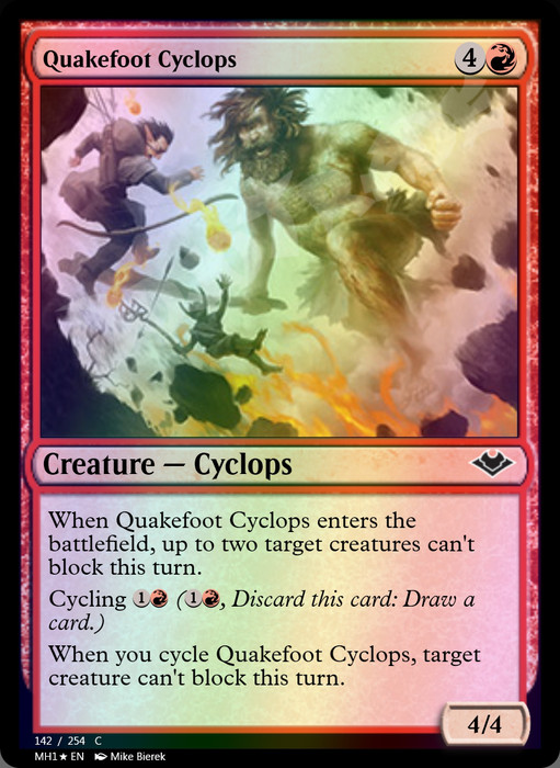 Quakefoot Cyclops FOIL