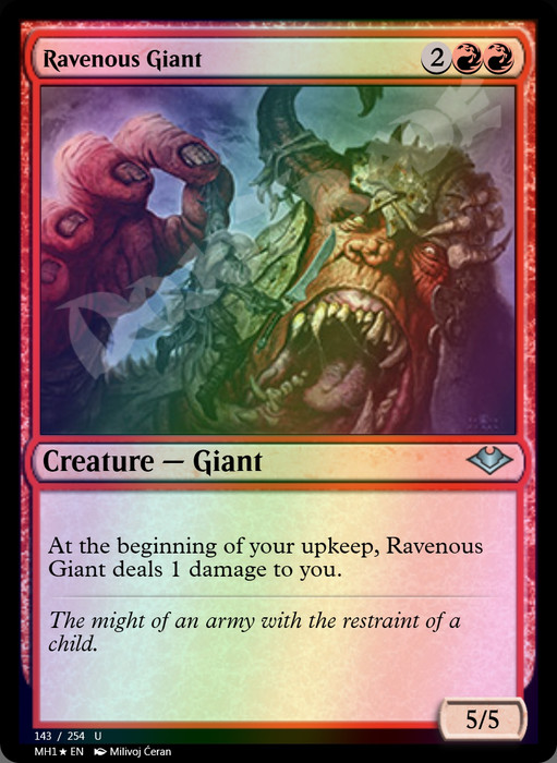 Ravenous Giant FOIL