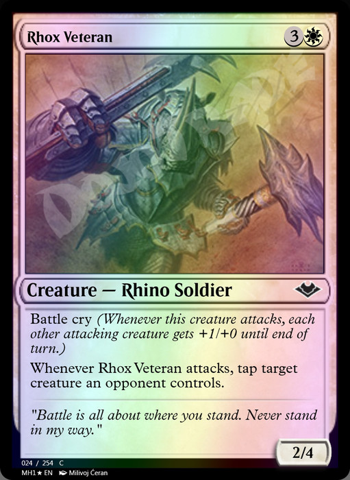 Rhox Veteran FOIL