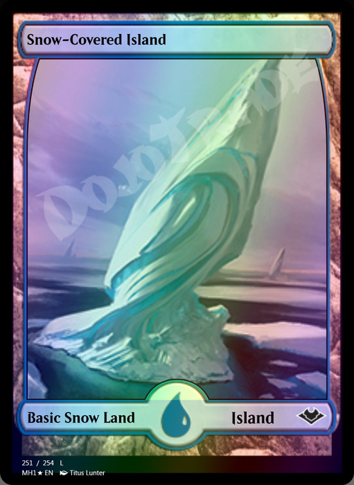 Snow-Covered Island FOIL