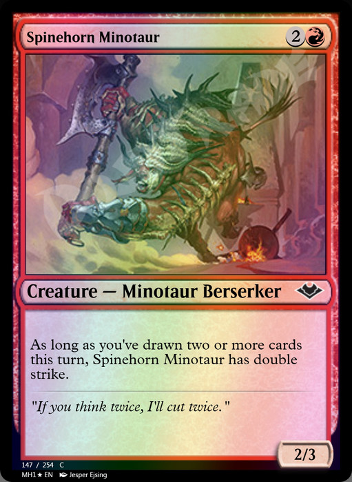 Spinehorn Minotaur FOIL