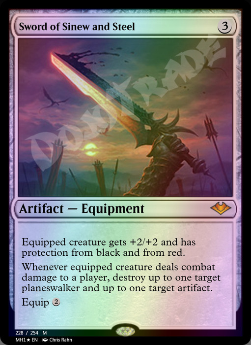 Sword of Sinew and Steel FOIL