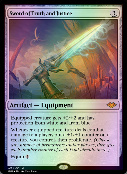 Sword of Truth and Justice FOIL