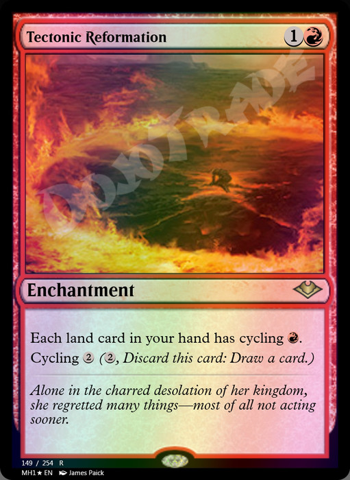 Tectonic Reformation FOIL